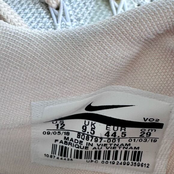 Nike Metcon Flyknit 3 Running Shoe Sneaker Womens 12 Matte Silver Guava Ice BQ87 - Picture 11 of 11